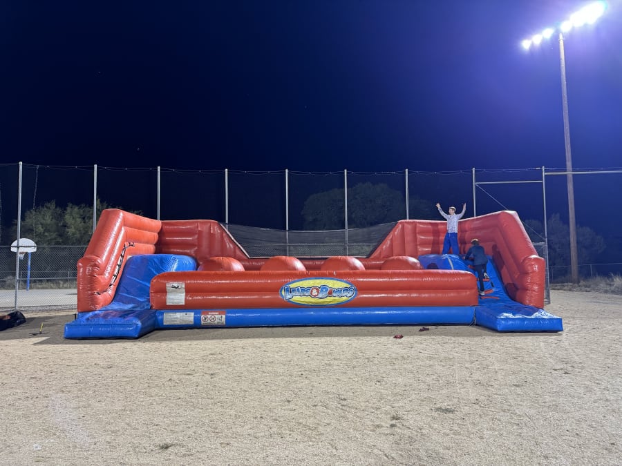 Wipeout – Big Red Ball Jump Game Inflatable Rental | Phoenix AZ