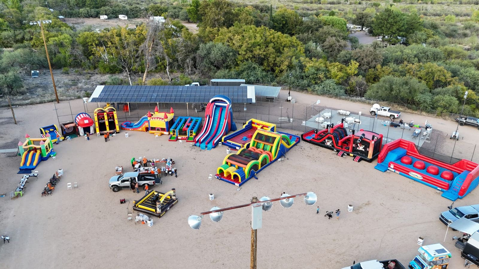 Unforgettable school event with massive inflatables and activities