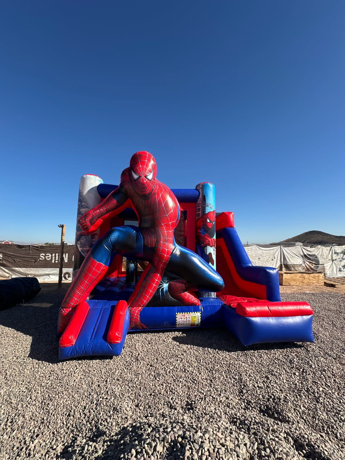 3D Spiderman bounce house rental Buckeye AZ – inflatable jumpy castle and bouncy castle for kids